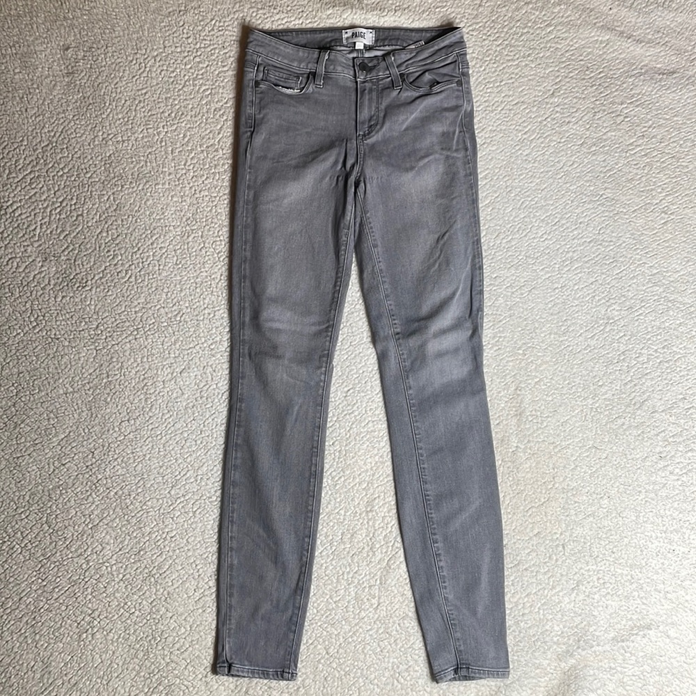Paige Gray Stretch Verdugo Ultra Skinny Size 27
